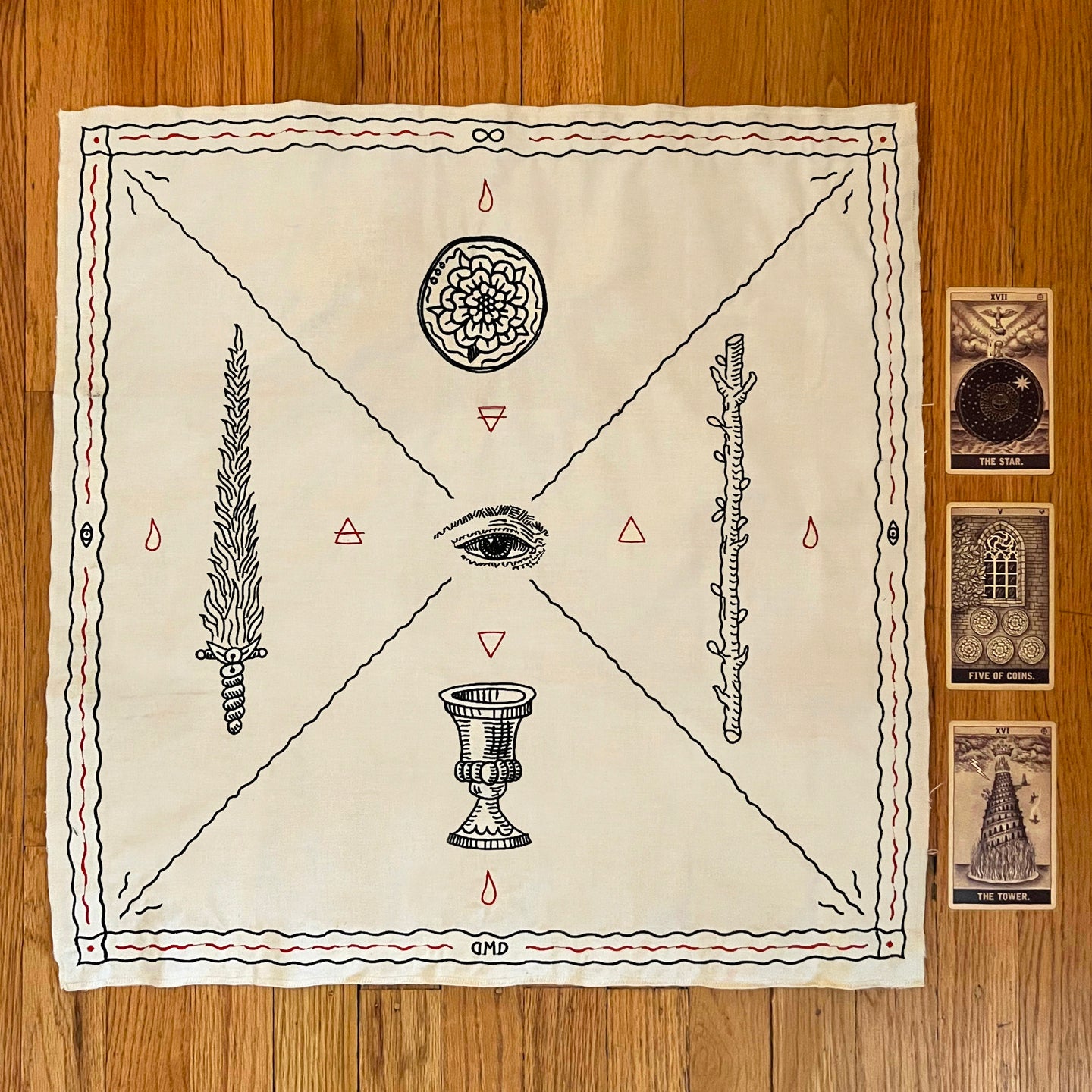 Fire/Water Star outlet Altar Cloth